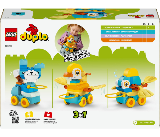 LEGO DUPLO 10448 3w1 zwierzątka na kółkach - 1331605 - zdjęcie 10